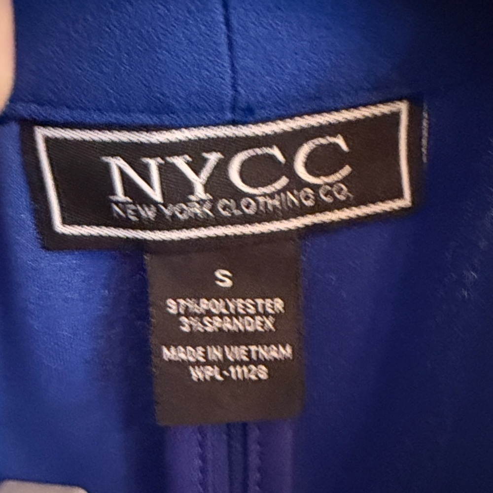 NYC Women's Vibrant Blue Suit Jacket - Picture 2 of 7